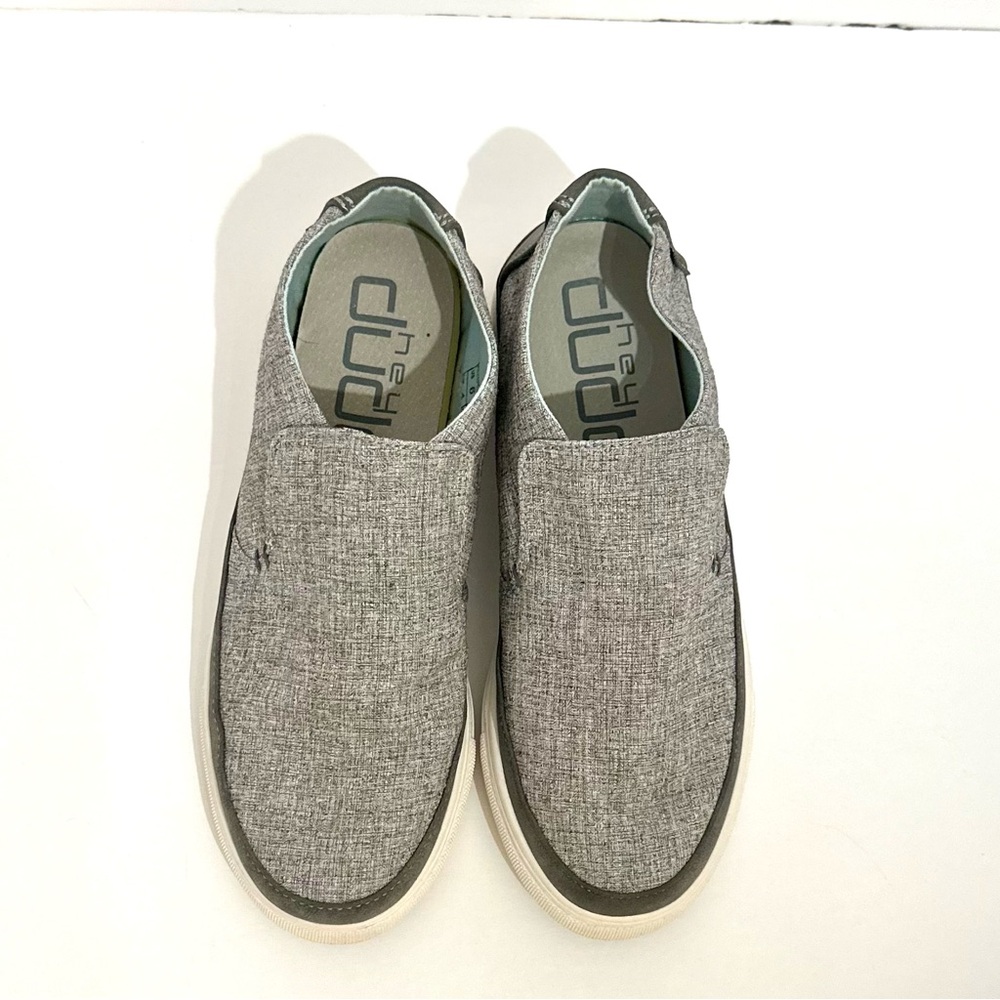 Hey Dude Women’s Light Gray Slip-On Loafers